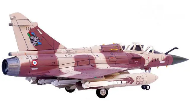 Alt view image 3 of 5 - Dassault Mirage 2000D Fighter Aircraft "Nancy-Ochey AB" French Air Force "Wing" Series 1/72 Diecast Model by Panzerkampf