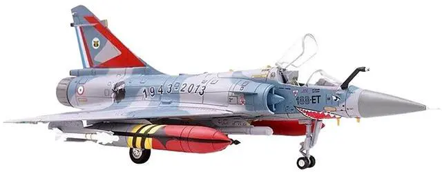 Alt view image 2 of 5 - Dassault Mirage 2000-5F Fighter Aircraft "Corsica Squadron" French Air Force "Wing" Series 1/72 Diecast Model by Panzerkampf