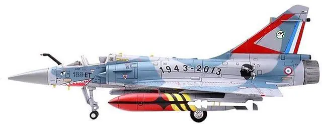 Alt view image 3 of 5 - Dassault Mirage 2000-5F Fighter Aircraft "Corsica Squadron" French Air Force "Wing" Series 1/72 Diecast Model by Panzerkampf