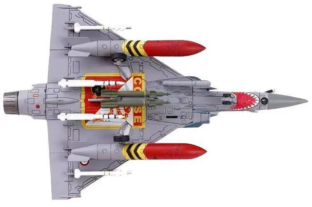 Alt view image 5 of 5 - Dassault Mirage 2000-5F Fighter Aircraft "Corsica Squadron" French Air Force "Wing" Series 1/72 Diecast Model by Panzerkampf