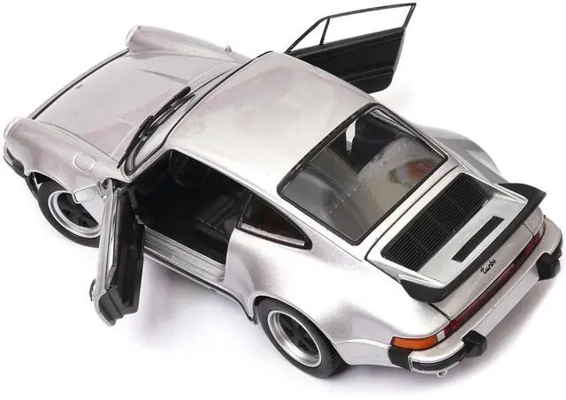 Alt view image 3 of 5 - 1974 Porsche 911 Turbo 3.0 Silver 1/24 Diecast Model Car by Welly