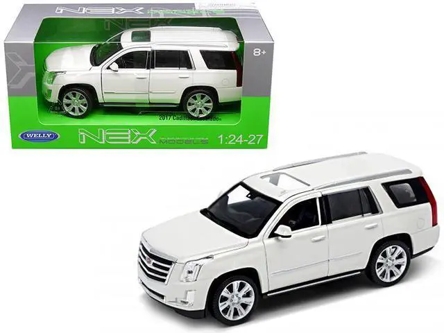 Main image of 2017 Cadillac Escalade with Sunroof White 1/24-1/27 Diecast Model Car by Welly