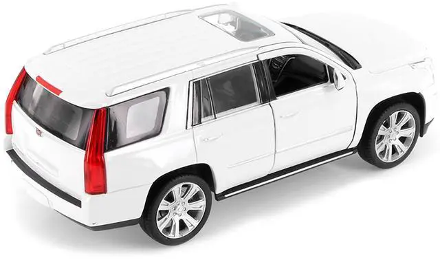 Alt view image 3 of 3 - 2017 Cadillac Escalade with Sunroof White 1/24-1/27 Diecast Model Car by Welly