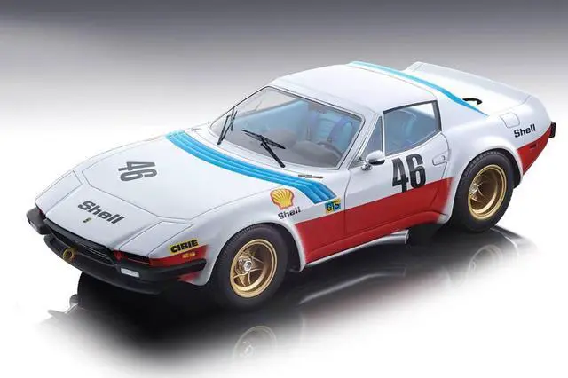 Main image of Ferrari 365 GTB/4 Michelotti Shell #46 1975 24hrs Le Mans Team NART Limited Edition 150 pcs 1/18 Model Car by Tecnomodel