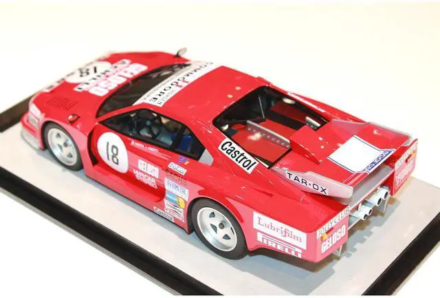 Alt view image 2 of 3 - Ferrari 308 GTB Turbo #18 Facetti - Finotto 6H Silverstone (1981) "Mythos Series" Ltd Ed 100 pcs 1/18 Model Car by Tecnomodel