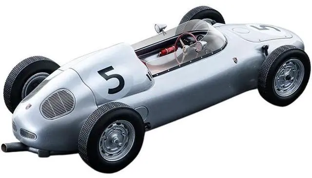 Alt view image 2 of 3 - Porsche 718 F2 #5 Hans Hermann Solitude GP Grand Prix (1960) "Mythos Series" Ltd Ed 120 pcs 1/18 Model Car by Tecnomodel