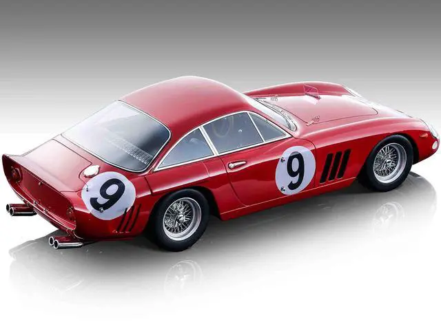 Alt view image 2 of 3 - Ferrari 330 LMB #9 "24 Hrs Le Mans" (1963) "Mythos Series" Limited Edition to 70 pieces 1/18 Model Car by Tecnomodel
