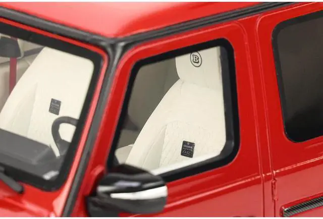 Alt view image 2 of 6 - 2022 Brabus 900 Rocket Edition Red with Carbon Hood 1/18 Model Car by GT Spirit