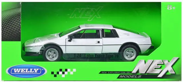 Alt view image 3 of 3 - Lotus Esprit S2 Type 79 White "NEX Models" Series 1/24 Diecast Model Car by Welly