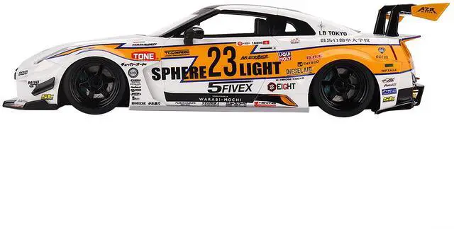 Alt view image 3 of 5 - Nissan LB-Silhouette WORKS GT 35GT-RR Ver.2 RHD #23 "LB Racing - Formula Drift" (2022) 1/18 Model Car by Top Speed