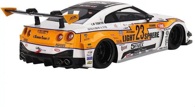 Alt view image 4 of 5 - Nissan LB-Silhouette WORKS GT 35GT-RR Ver.2 RHD #23 "LB Racing - Formula Drift" (2022) 1/18 Model Car by Top Speed