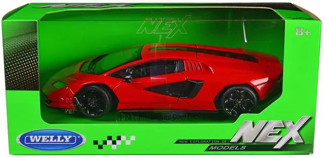 Main image of Lamborghini Countach LPI 800-4 Red "NEX Models" Series 1/24 Diecast Model Car by Welly