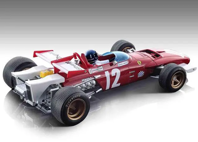 Alt view image 2 of 3 - Ferrari 312B #12 Jacky Ickx Winner "F1 Austrian GP" (1970) with Driver Figure Ltd Ed to 85 pcs 1/18 Model Car by Tecnomodel