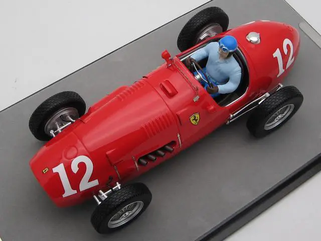 Alt view image 4 of 4 - Ferrari 500 #12 Alberto Ascari Winner "F2 Italian GP" (1952) w/Driver Figure Ltd Ed to 100 pieces 1/18 Model Car by Tecnomodel