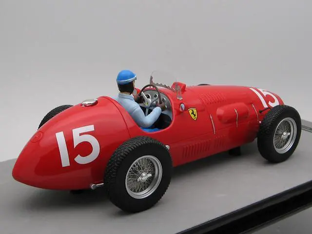 Alt view image 2 of 4 - Ferrari 500 #15 Alberto Ascari Winner "F2 England GP" (1952) w/Driver Figure Ltd Ed to 70 pieces 1/18 Model Car by Tecnomodel