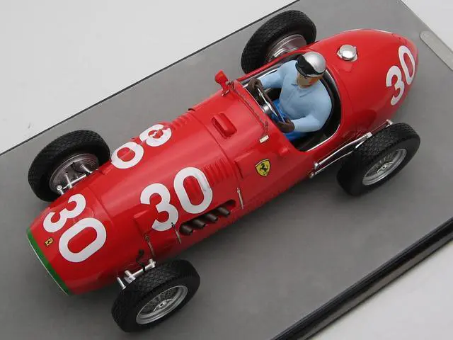 Alt view image 4 of 4 - Ferrari 500 #30 Piero Taruffi Winner "F2 Swiss GP" (1952) with Driver Figure Ltd Ed to 55 pcs 1/18 Model Car by Tecnomodel