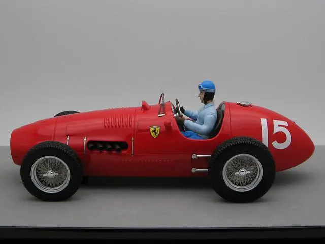 Alt view image 3 of 4 - Ferrari 500 #15 Alberto Ascari Winner "F2 England GP" (1952) w/Driver Figure Ltd Ed to 70 pieces 1/18 Model Car by Tecnomodel