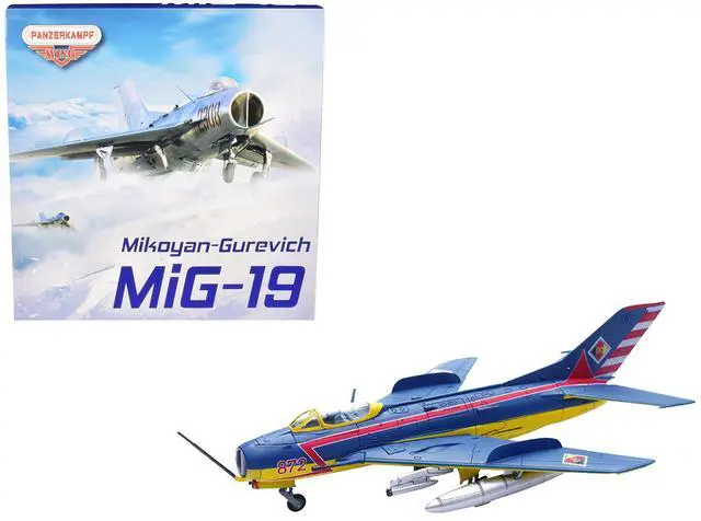 Main image of Mikoyan-Gurevich MiG-19S Farmer C Fighter Aircraft  Aerobatic Championships (1968) Wing Series 1/72 Diecast Model by Panzerkampf