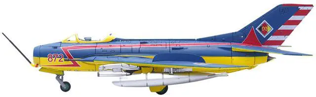 Alt view image 2 of 6 - Mikoyan-Gurevich MiG-19S Farmer C Fighter Aircraft  Aerobatic Championships (1968) Wing Series 1/72 Diecast Model by Panzerkampf