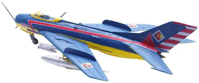Alt view image 5 of 6 - Mikoyan-Gurevich MiG-19S Farmer C Fighter Aircraft  Aerobatic Championships (1968) Wing Series 1/72 Diecast Model by Panzerkampf