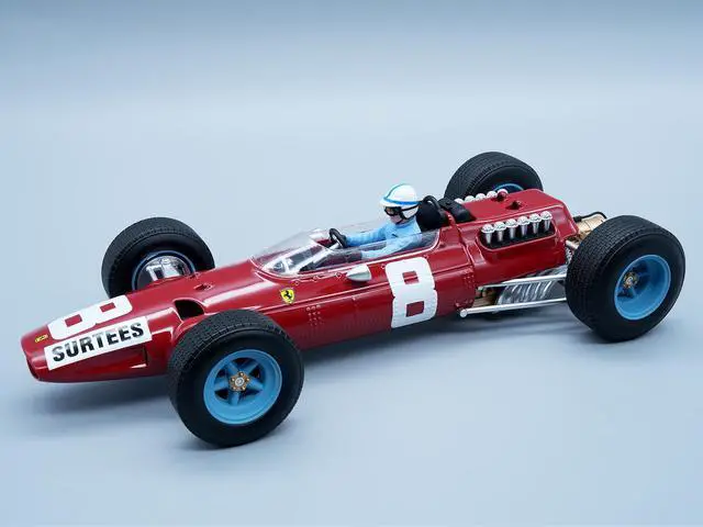 Main image of Ferrari 512 #8 F1 Italy GP (1965) w/Driver Figure "Mythos Series" Limited Ed to 85 pieces Worldwide 1/18 Model Car by Tecnomodel