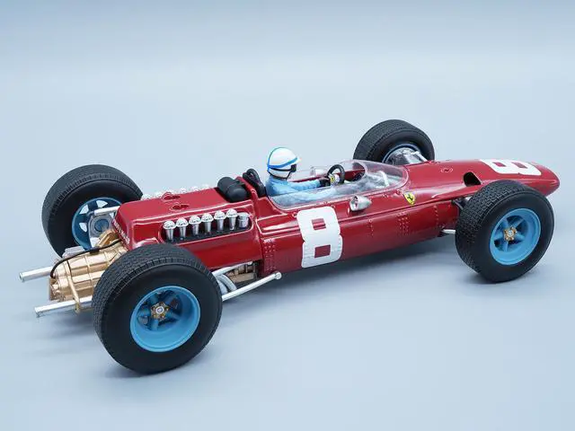 Alt view image 2 of 3 - Ferrari 512 #8 F1 Italy GP (1965) w/Driver Figure "Mythos Series" Limited Ed to 85 pieces Worldwide 1/18 Model Car by Tecnomodel