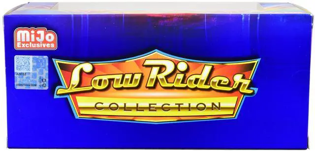 Alt view image 2 of 3 - 1965 Chevrolet Impala SS 396 Lowrider Black with Brown Interior "Low Rider Collection" 1/24 Diecast Model Car by Welly