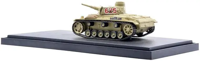Alt view image 4 of 4 - German Sd. Kfz. 141 PzKpfw III Ausf. G Medium Tank - Deutsches Afrika Korps North Africa, 1941 1/72 Diecast Model by Panzerkampf