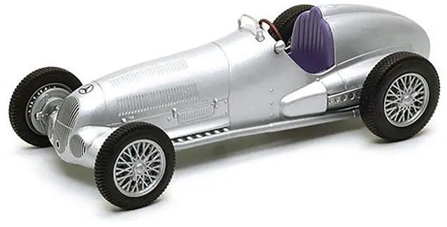 Alt view image 2 of 3 - 1937 Mercedes-Benz W125 Silver Metallic "NEX Models" Series 1/24 Diecast Model Car by Welly