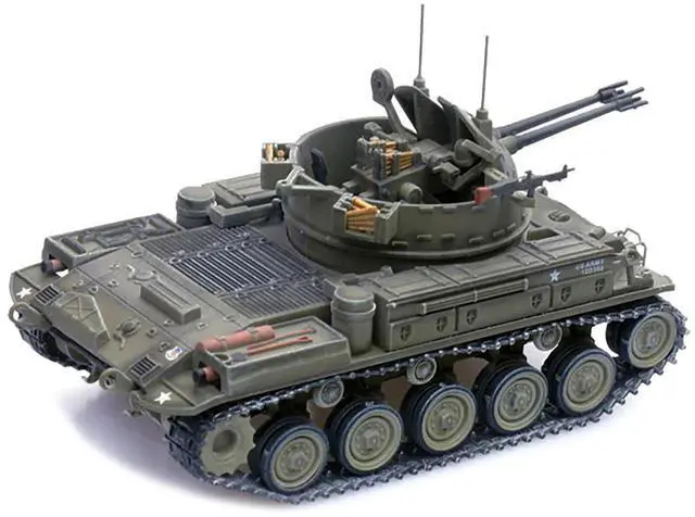 Alt view image 3 of 4 - M42 Duster Self-Propelled Anti-Aircraft Gun "Delta Dud's" US Army - Vietnam War 1/72 Diecast Model by Panzerkampf