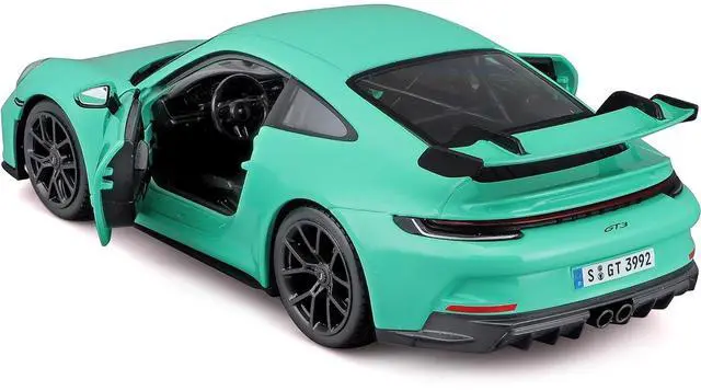 Alt view image 3 of 6 - Porsche 911 GT3 Light Green 1/24 Die cast Model Car by Bburago