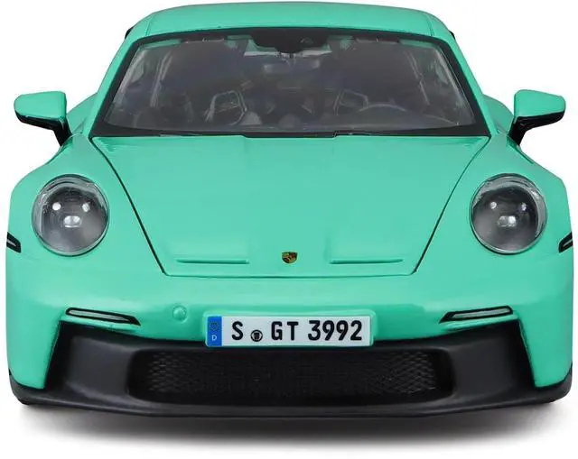 Alt view image 4 of 6 - Porsche 911 GT3 Light Green 1/24 Die cast Model Car by Bburago
