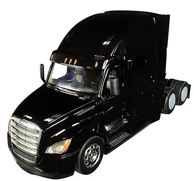 Alt view image 2 of 3 - Freightliner Cascadia Truck Black "Transporter" 1/32 Diecast Model by Welly