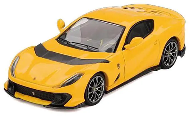 Main image of Ferrari 812 Competizone Giallo Modena Yellow 1/64 Diecast Model Car by BBR