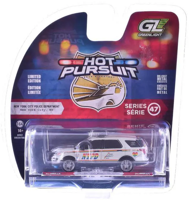Alt view image 6 of 6 - "Hot Pursuit" Series 47 Set of 6 Police Cars 1/64 Diecast Model Cars by Greenlight
