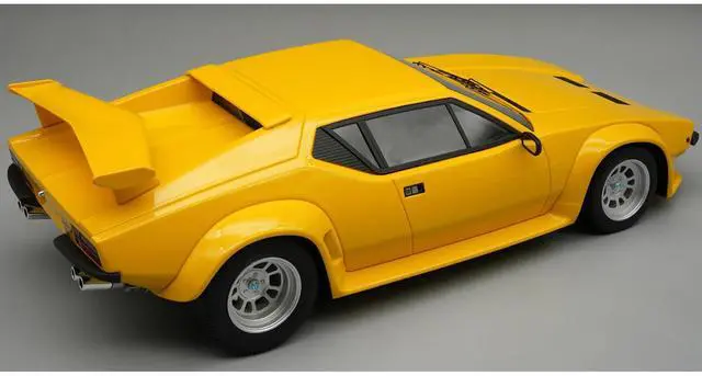 Alt view image 2 of 3 - 1982 DeTomaso Pantera GT5 Giallo Pastello Yellow "Mythos Series" Limited Edition to 50 pieces 1/18 Model Car by Tecnomodel