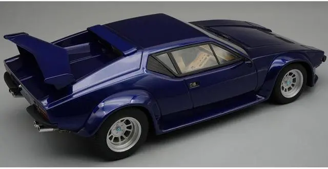 Alt view image 2 of 3 - 1982 DeTomaso Pantera GT5 Aurora Blue Pearl "Mythos Series" Limited Edition to 40 pieces 1/18 Model Car by Tecnomodel