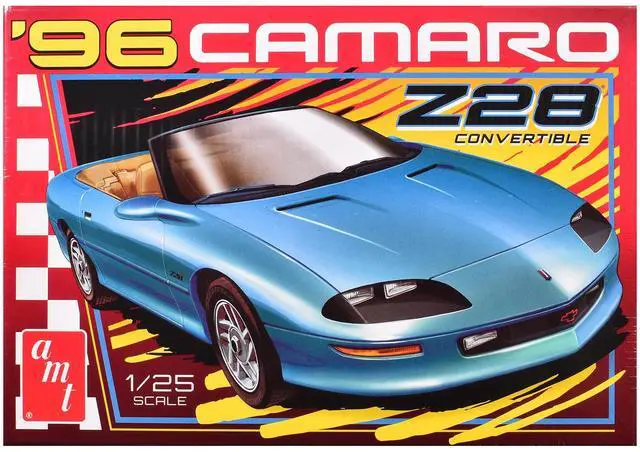 Main image of Skill 2 Model Kit 1996 Chevrolet Camaro Z28 Convertible 1/25 Scale Model by AMT