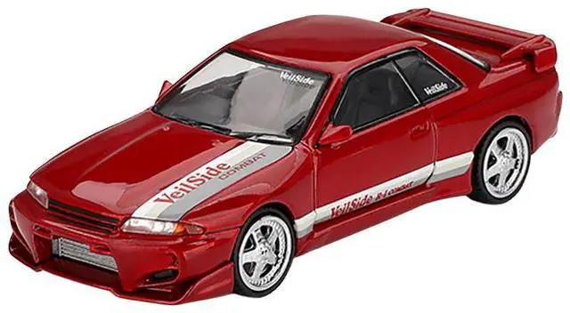 Alt view image 2 of 6 - Nissan Skyline GT-R (R32) RHD "Veilside Combat C-I" Gem Red Metallic Limited Edition 1/64 Diecast Model Car by Mini GT