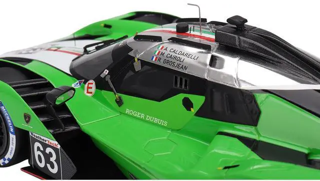 Alt view image 2 of 6 - Lamborghini SC63 #63 "Iron Lynx" IMSA "12 Hours of Sebring" (2024) 1/18 Model Car by Top Speed