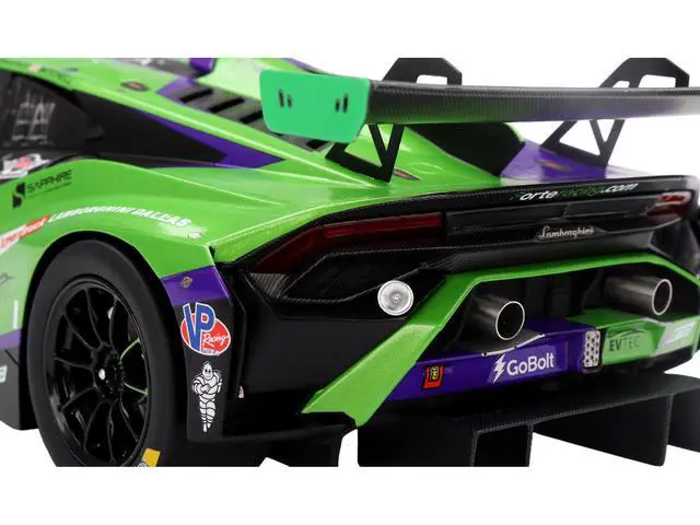 Alt view image 4 of 6 - Lamborghini Huracan GT3 EVO2 #78 "Forte Racing" IMSA "24 Hours of Daytona" (2024) 1/18 Model Car by Top Speed