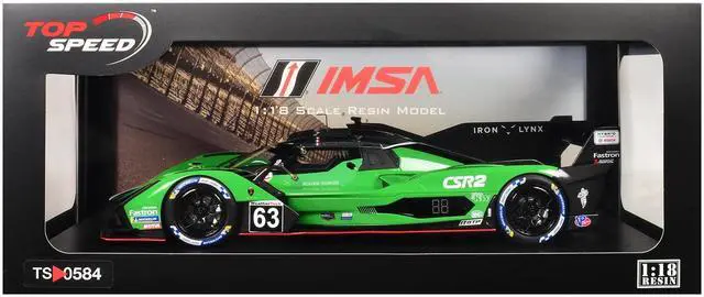 Alt view image 6 of 6 - Lamborghini SC63 #63 "Iron Lynx" IMSA "12 Hours of Sebring" (2024) 1/18 Model Car by Top Speed