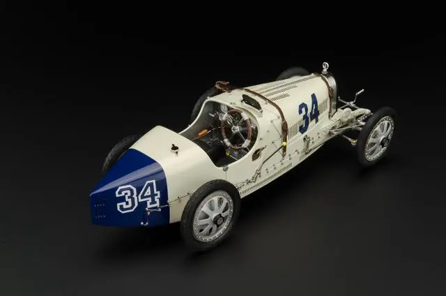 Alt view image 6 of 6 - Bugatti T35 #34 National Color Project USA Limited Edition to 500 pieces Worldwide 1/18 Diecast Model Car by CMC
