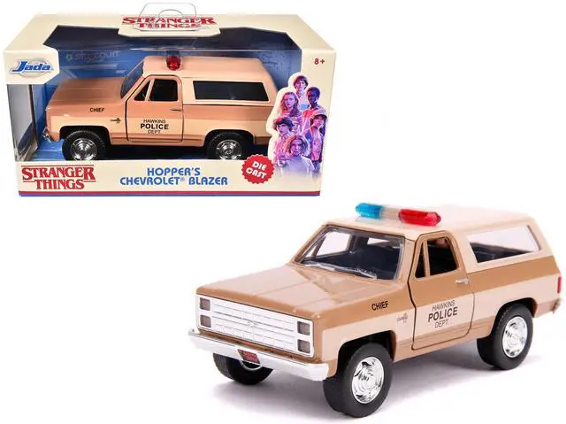 Main image of Hopper's Chevrolet Blazer "Hawkins Police Dept." "Stranger Things" (2016) TV Series 1/32 Diecast Model Car by Jada