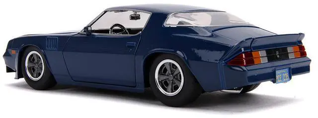 Alt view image 5 of 6 - Billy's Chevrolet Camaro Z28 Metallic Dark Blue "Stranger Things" (2016) TV Series 1/32 Diecast Model Car by Jada