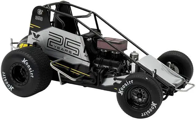 Alt view image 2 of 6 - Winged Sprint Car #17 Cory Eliason "Devil Race Karts" Monte Motorsports (2025) 1/18 Diecast Model Car by ACME