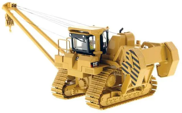 Alt view image 4 of 6 - CAT Caterpillar 587T Pipelayer Yellow with Operator "Core Classics" Series 1/50 Diecast Model by Diecast Masters