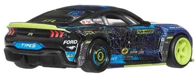 Alt view image 5 of 6 - 2024 Ford Mustang RTR Spec 5-FD Dark Blue with Graphics "Circuit Legends" Series Diecast Model Car by Hot Wheels