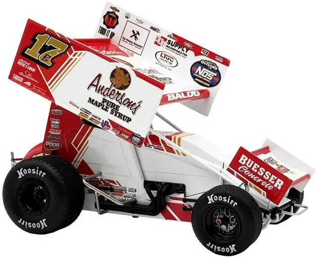 Alt view image 5 of 6 - Winged Sprint Car #17B Bill Balog "Anderson's Pure Maple Syrup" (2025) 1/18 Diecast Model Car by ACME