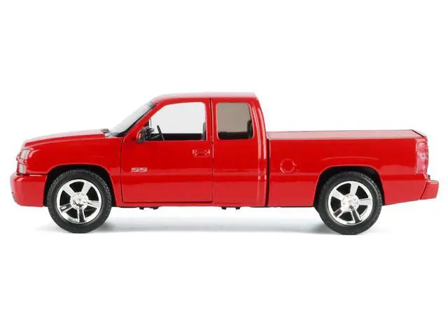 Alt view image 2 of 6 - 2006 Chevrolet Silverado SS Pickup Truck Red "Timeless Legends" Series 1/25 Diecast Model Car by Motormax